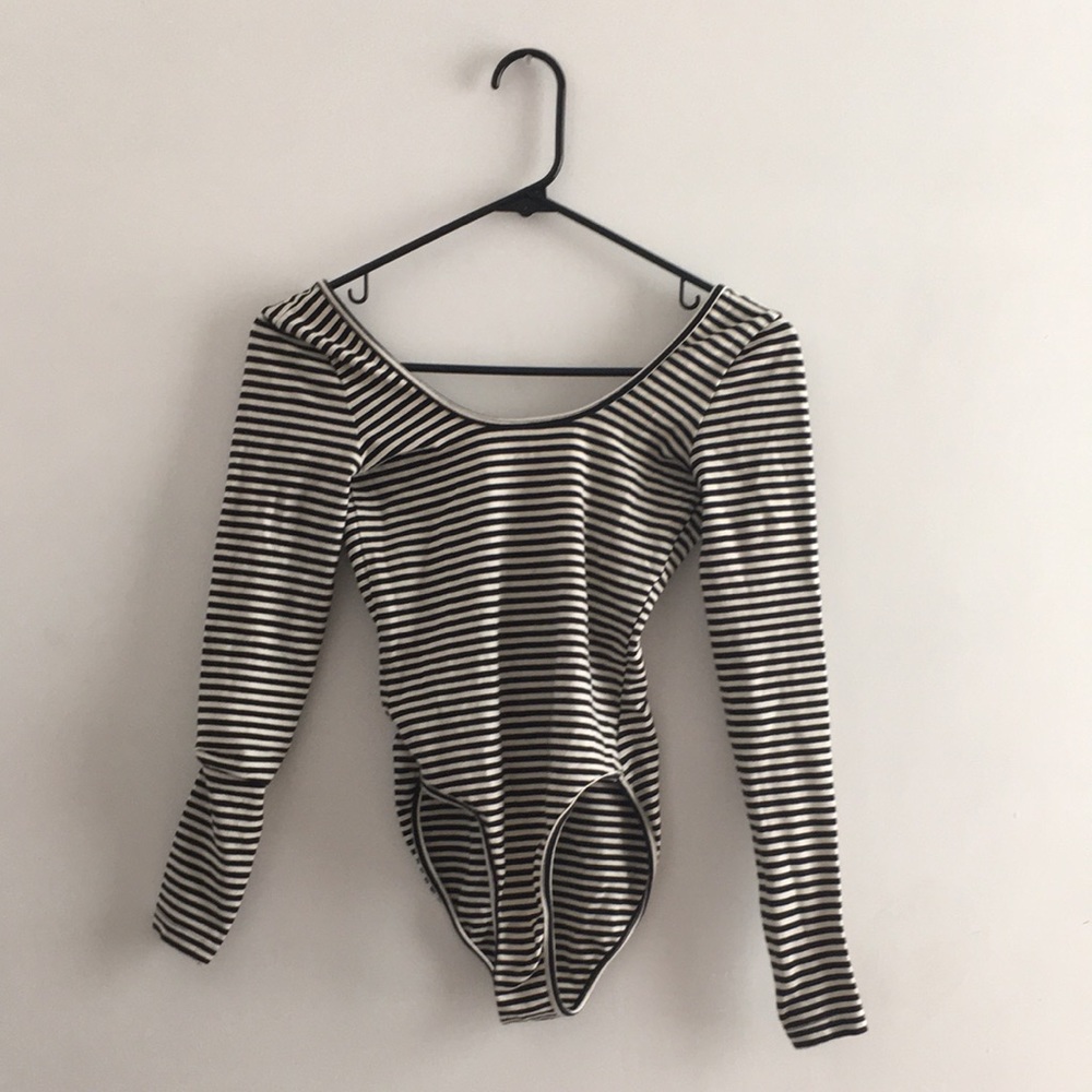American Apparel Striped Bodysuit